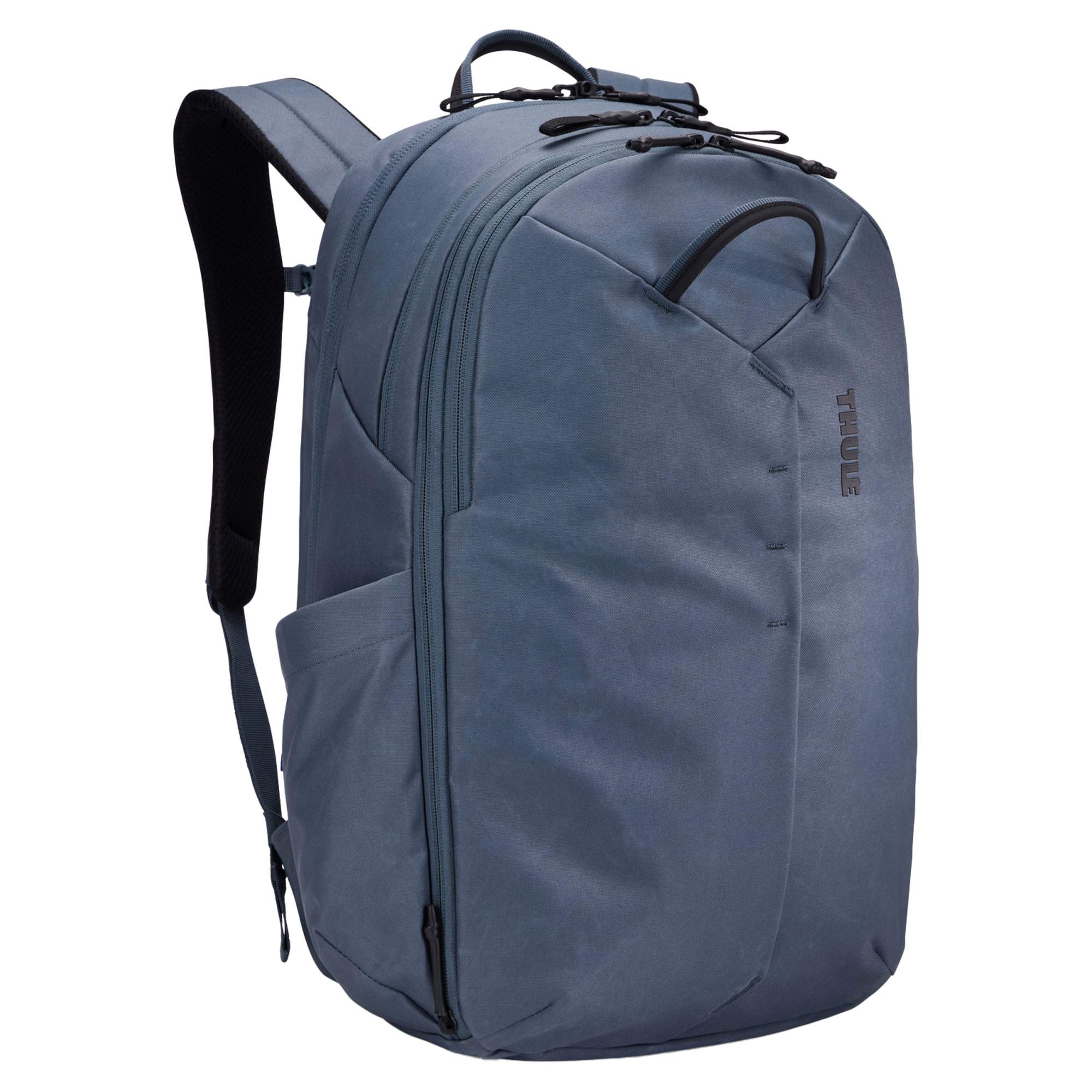 Flexibler Tagesrucksack für Alltag und Reise Die Rückseite des Rucksacks mit Reißverschlussöffnung lässt sich wie ein Koffer aufklappen