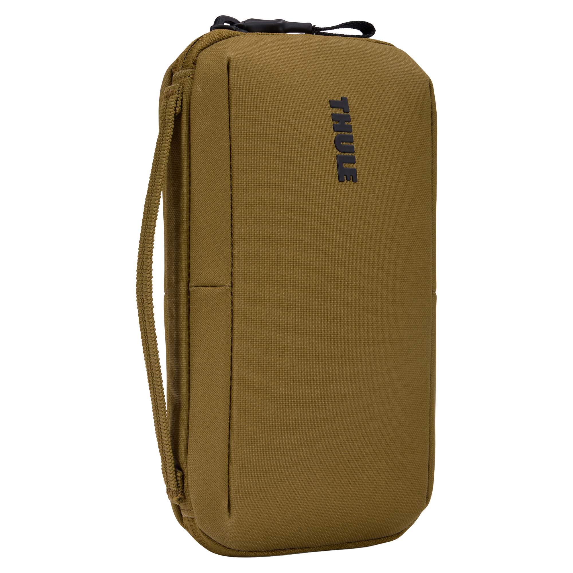Gepäckorganizer aus gewachstem Canvas Der Aion Travel Organizer in Braun ist ein vielseitiger Gepäckorganizer