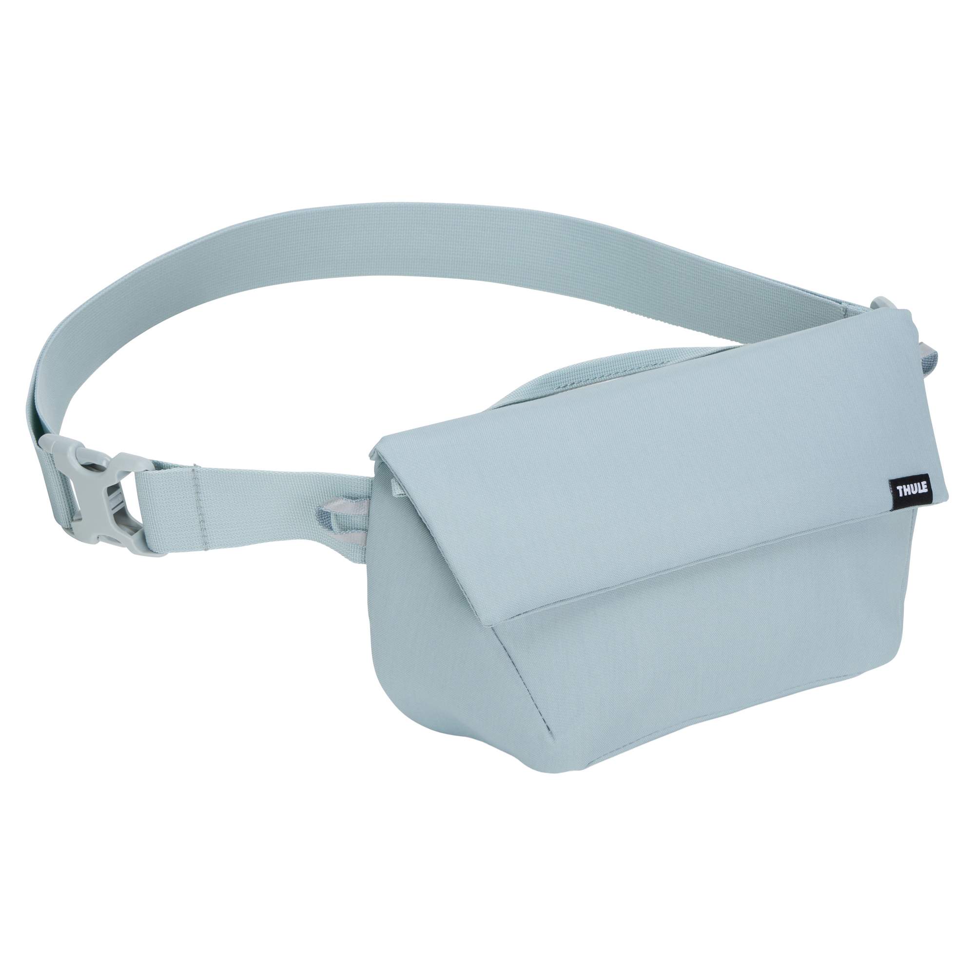 Hüfttasche mit magnetischem Klappverschluss Unter dem magnetischen Klappverschluss der Enroute Sling Bag 2L in Blau verbergen sich zwei RV-Fächer. Das größere besitzt im Innern ein RV-Fach und Steckfächer