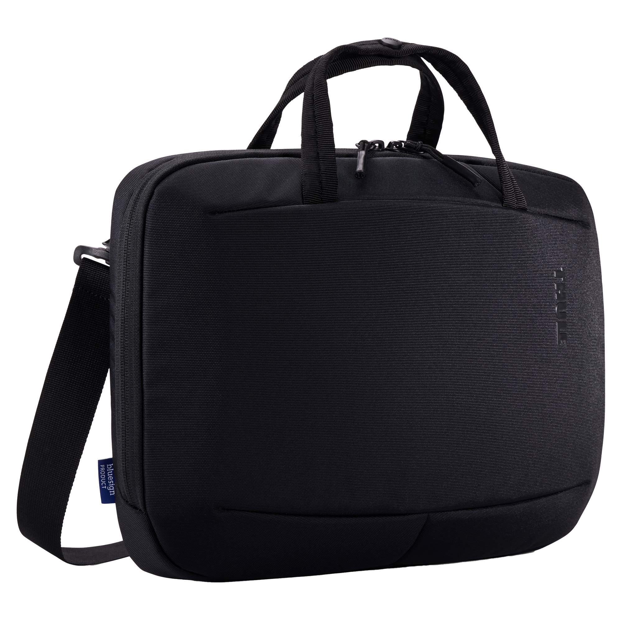 Jedem Gerät sein gepolstertes Fach Im RV-Hauptfach der wasserabweisenden Subterra 2 Attaché 14" finden dein Laptop (bis 14 Zoll)