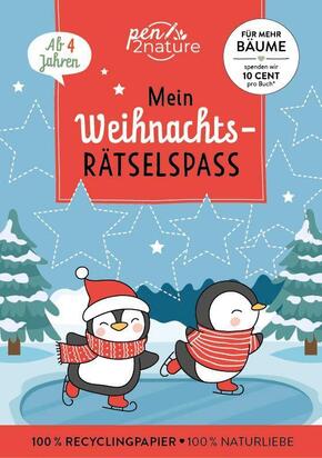 Nachhaltiger Rätselspaß für die Vorweihnachtszeit.  Tolles Geschenk für die Adventszeit .  Bunte Rätsel verkürzen die Wartezeit auf Weihnachten .  Für Kinder ab 4 Jahren .  .